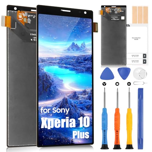 Écran pour Sony Xperia 10 Plus I3213 / I4213 / I4293 / I3223 LCD Écran tactile Assemblée Remplacement écran de verre numériseur avec réparation Kit...
