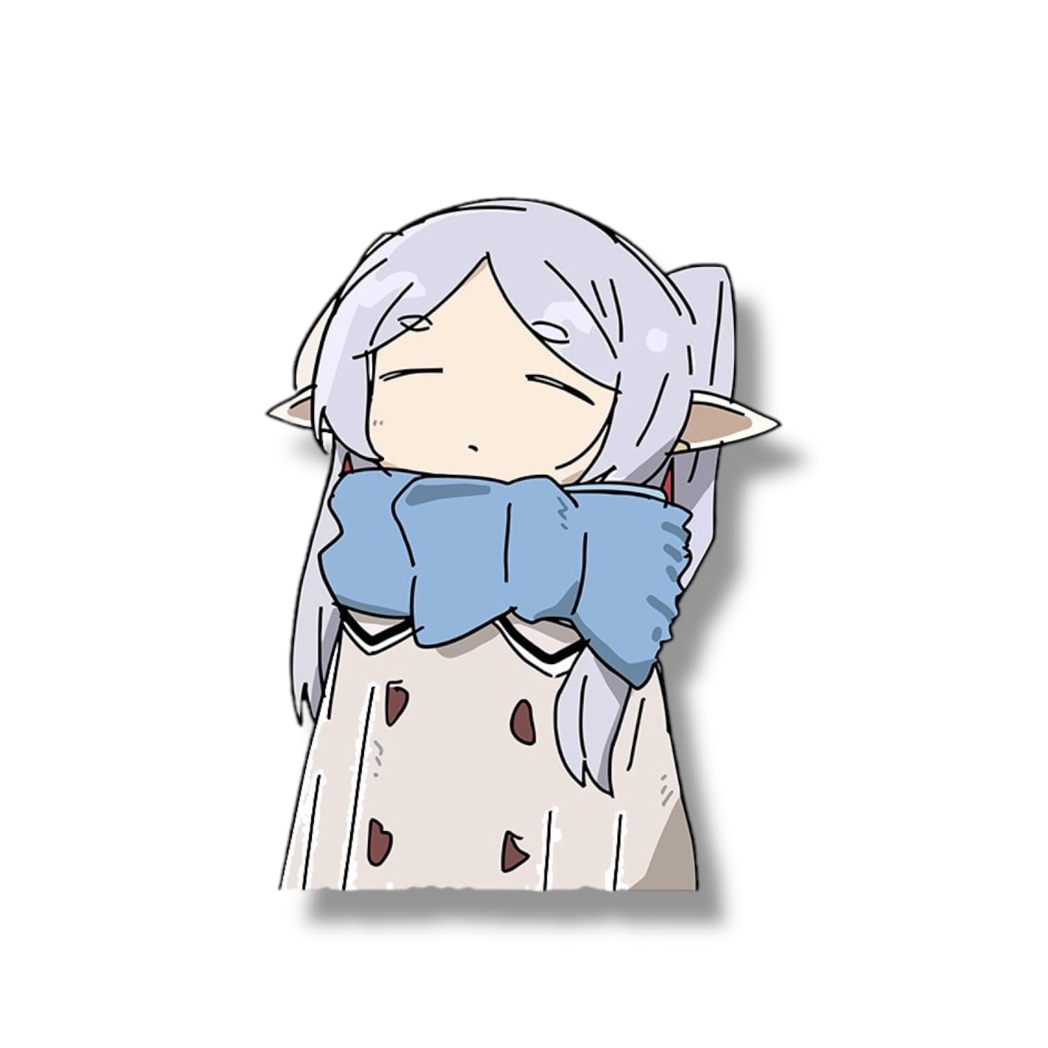 Frieren Anime Car Sticker – Waterproof Vinyl Decal Featuring Frieren from “Frieren: Beyond Journey’s End” – Ideal for Cars, Laptops, and More – Anime