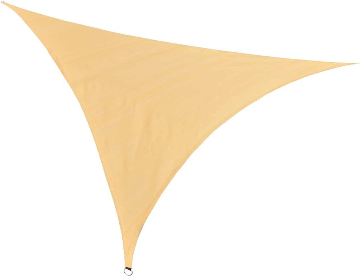 Sun Shade Sail for UV Ray Cover | Equilateral Triangle, Desert Sand Yellow (Triangle 16 x 16 x16')