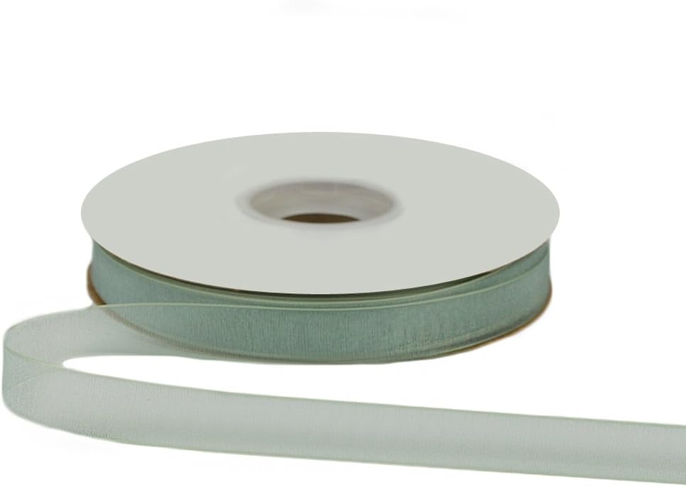 Offray Lady Chiffon Sheer Craft Ribbon, 1-1/2-Inch Wide by 50-Yard Spool, Kiwi