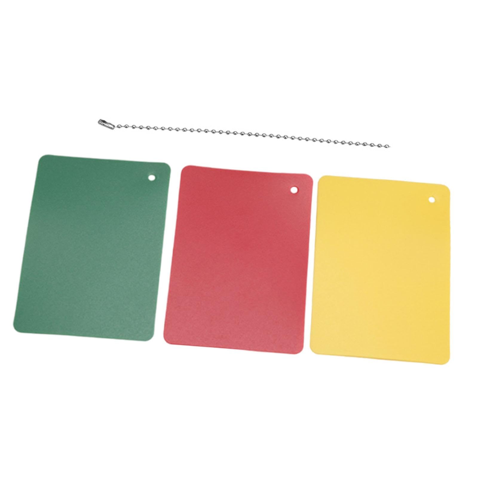 Red Green Yellow Football Referee Card Accessory Multifunctional PP Material|Sporting Goods| Team Sports| Soccer| Training Aids-image-40