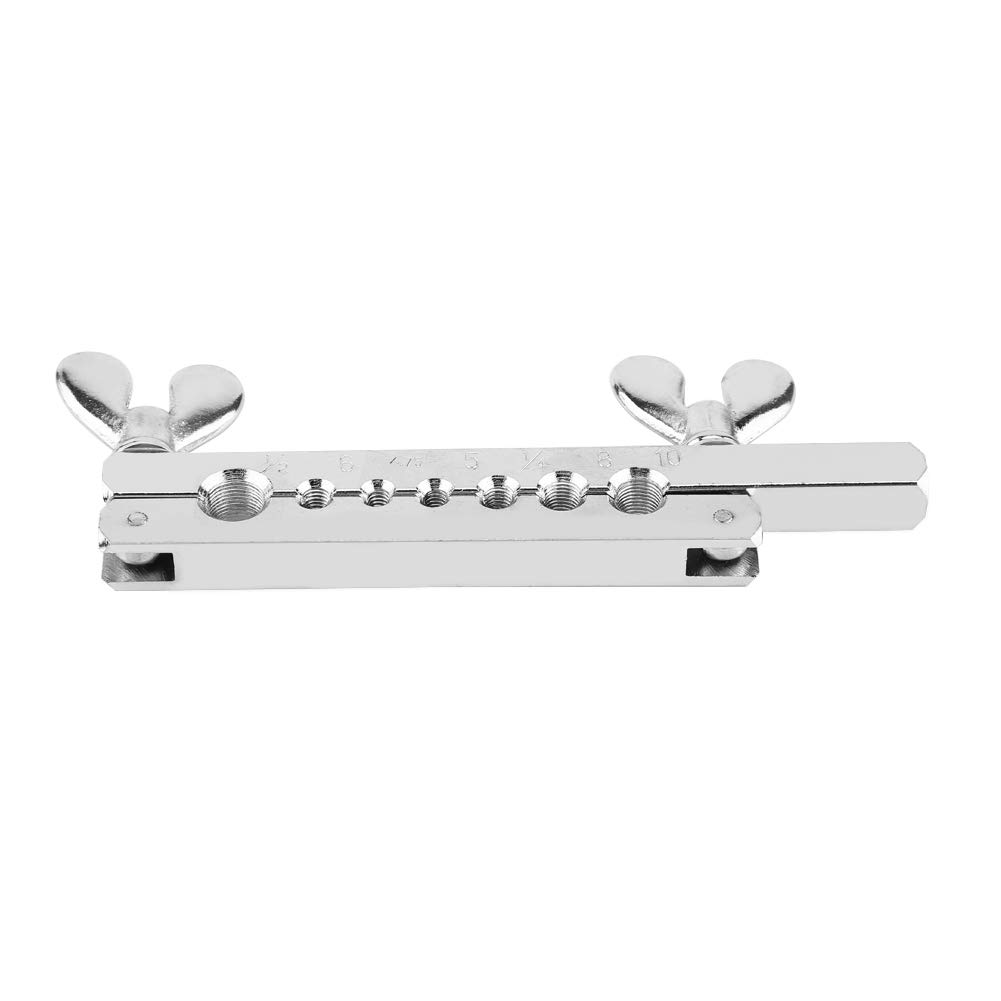 Kit di Strumenti per Svasatura Tubi 9 Pezzi Svasatura per Riparazione Tubi con Stampi per Divaricatori a Morsetto Bordo Liscio Ampiamente Usato per Tubi in Rame, Ottone e Alluminio