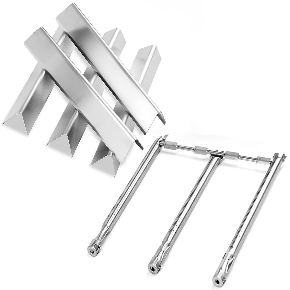 Bruciatore di Antivari 69787 di Antivari 69787 della sostituzione del | Tubi bruciatori in acciaio inox da 45,7 cm, piastre termiche da 38,9 cm per Weber Spirit / II serie 300 E320 E330 S310 S320