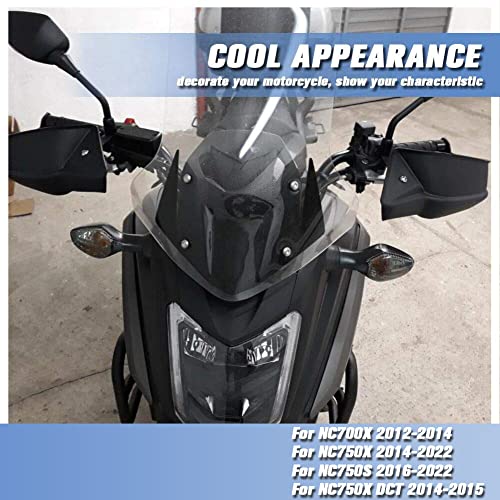 Lorababer Motorcycle Handguards Hand Shield Protector Hand Guard Protector Black For Honda Nc700X Nc750X Nc750S 2012 2013 2014 2015 2016 2017 2018 2019 2020 2021 2022 #TOP5