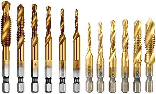 Aiyun Titanium Combination Drill & Tap Bit Set cover