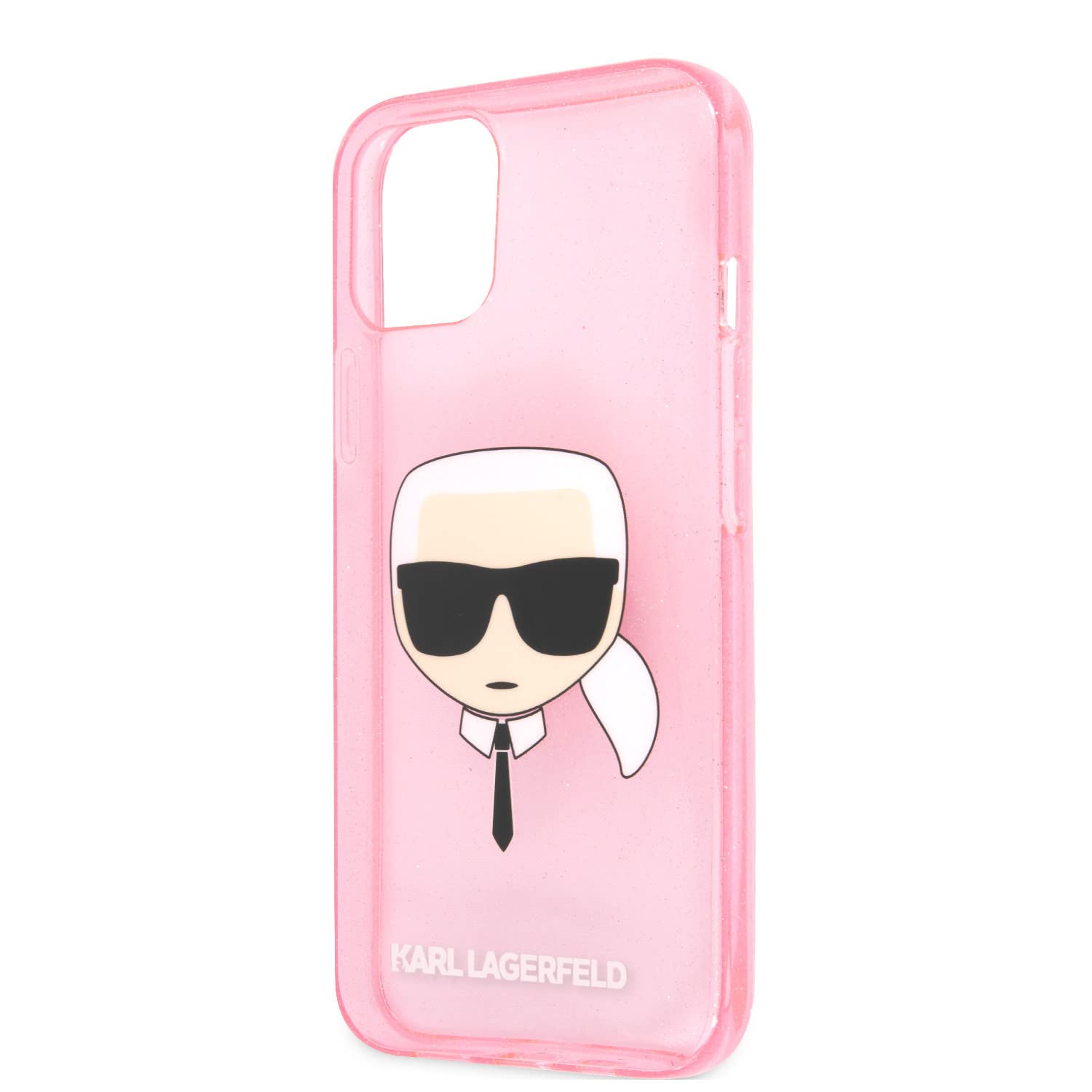 Coque Silicone Karl Lagerfeld Pour IPhone 13 Pro Max - Rose Pêche, Profil Fin - Neuf