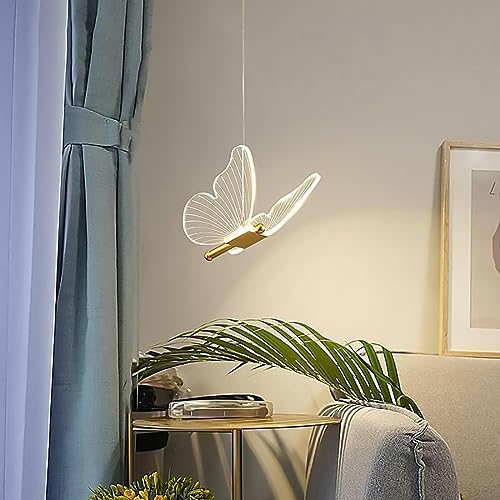Lámpara Colgante de Mariposa que llena de magia y color rosa y morado el espacio infantil 5