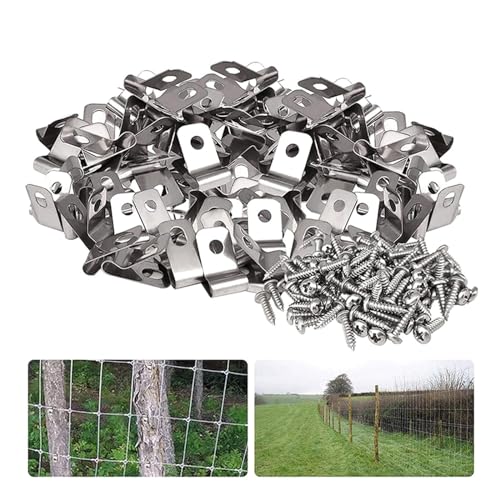 Pinces de fixation pour clôture en acier inoxydable抗 rust durable