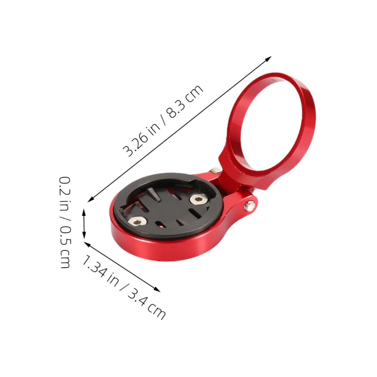 GOOHOCHY Cycling Computer Mount Aluminum Alloy Bracket Bike Speedometer Mount Odometer Holder Bike Accessories