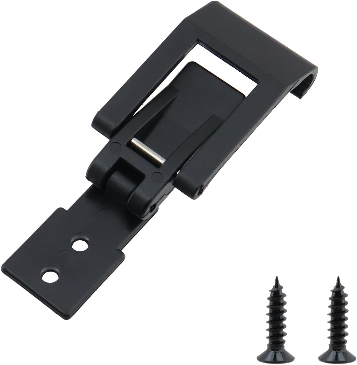 T Tulead 4PCS Draw Latches Plastic Draw Latch Black Boat Latch Hatch Latches 3.5"×1.45", with Screws