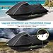 for Yamaha 2019-2025 FX Cruiser SVHO/FX Cruiser HO Jet Ski Cover Trailerable Cover with Waterproof Zipper 600D Oxford PU Waterproof UV Proof Jetski Waverunner Covers