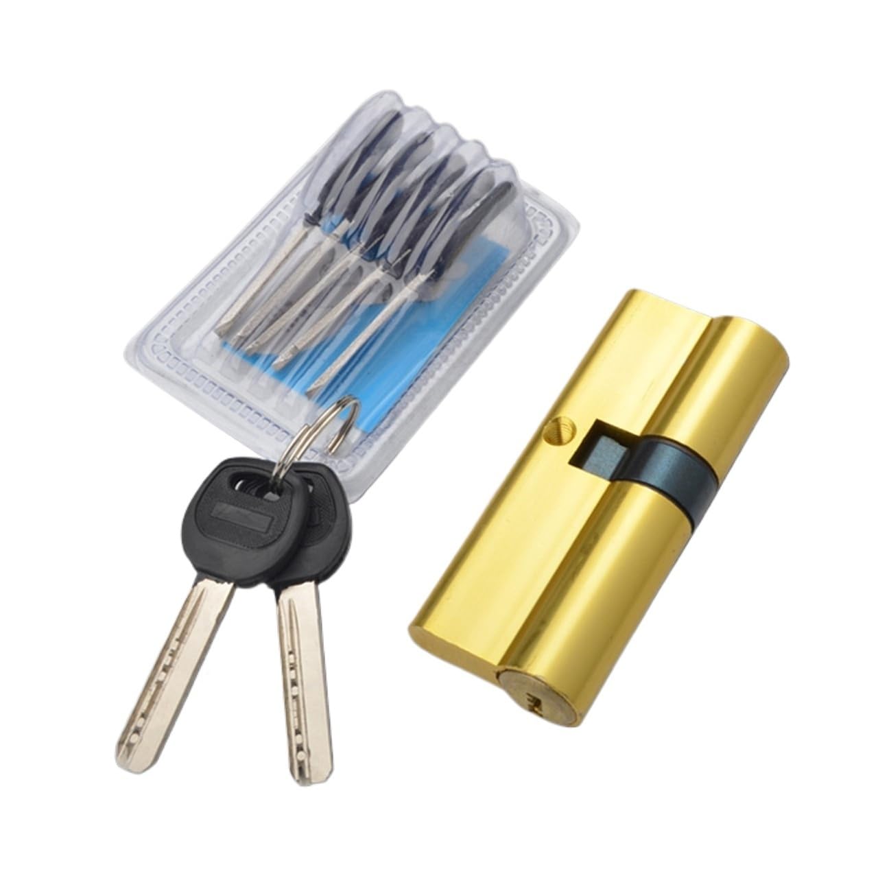 Serrure à cylindre de précision en laiton et aluminium - Protection haut de gamme porte d'entrée