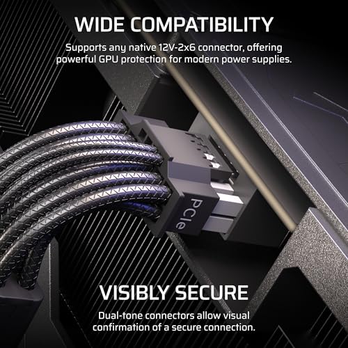 Image of Corsair ThermalProtect PCIe 5.1 600W 12V-2x6 Cable - Black