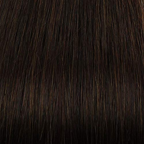 200 Strands Deep Wave Curly Pre Bonded U Nail Tip Fusion Remy Human Hair Extensions 22" Inches (#2 Dark brown)