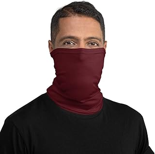 Chocolate Cosmos Color Breathable Washable Neck Gaiter