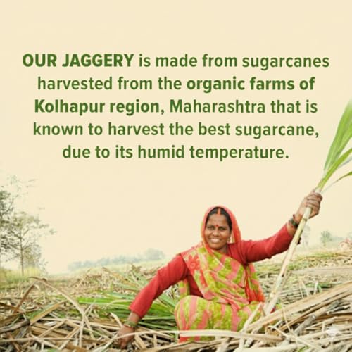 Image of Conscious Food Sugarcane Jaggery | 925g | Preservative Free & Traditionally made | Sharkara Bellam, Nattu Sakkarai Granules Jaggery, Vellam, Gud