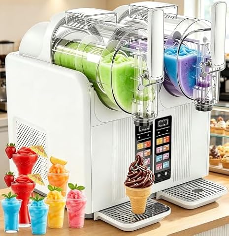 Czyszczenie Komercyjnej Maszyny Do Slushie White-DoubleBowl