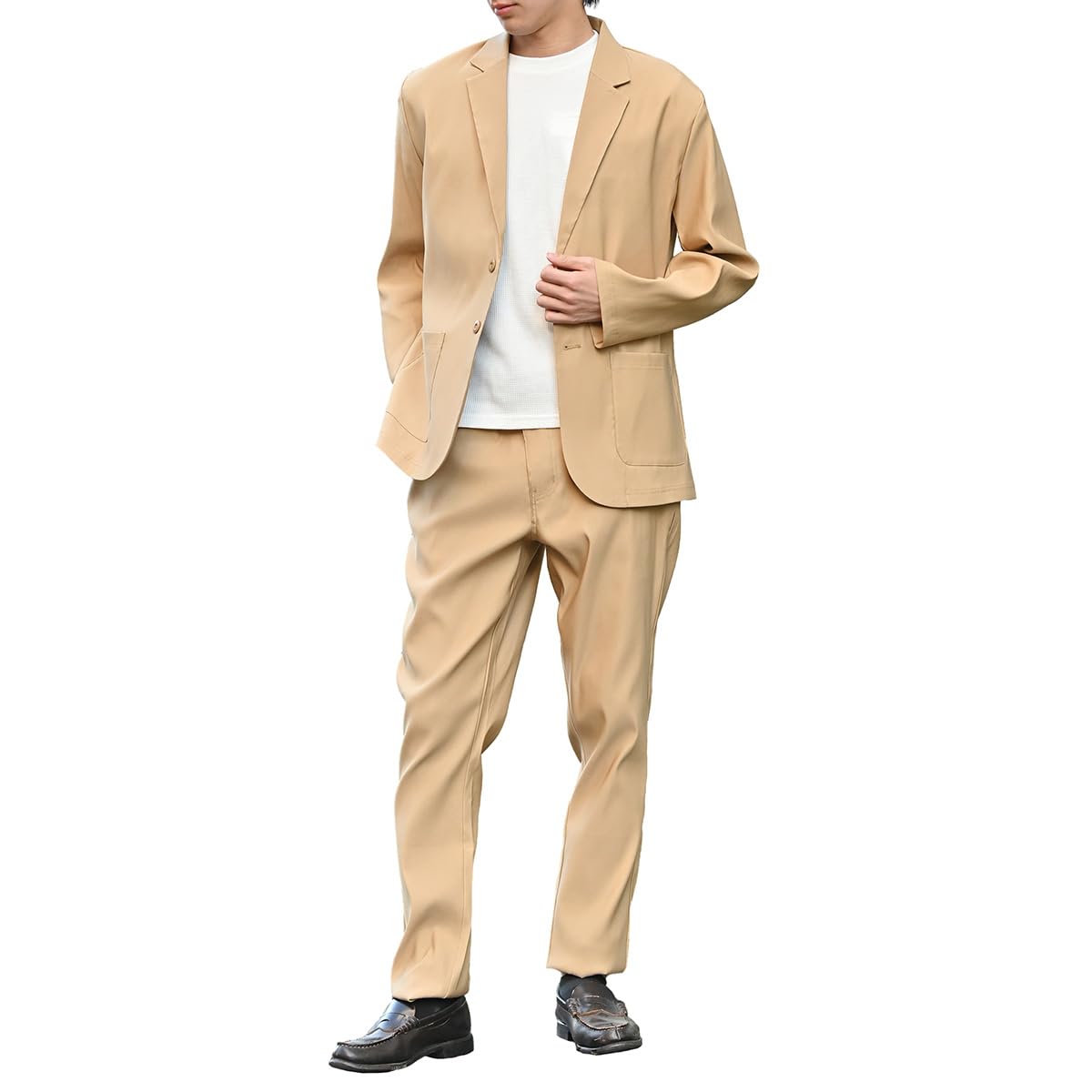 スーツ7点セット　セットアップ　男子　165cm セットアップ スーツ ストレッチ テーラード メンズ : ZOZOTOWN