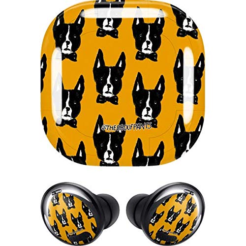Skinit Decal Audio Skin Compatible with Samsung Galaxy Buds Pro - Bouffants and Broken Hearts Boston Terrier Design
