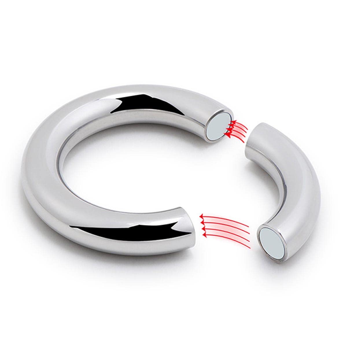 Anello per pene in acciaio inossidabile, anelli per pene in metallo per anello per testicolo uomo giocattolo sessuale 33mm