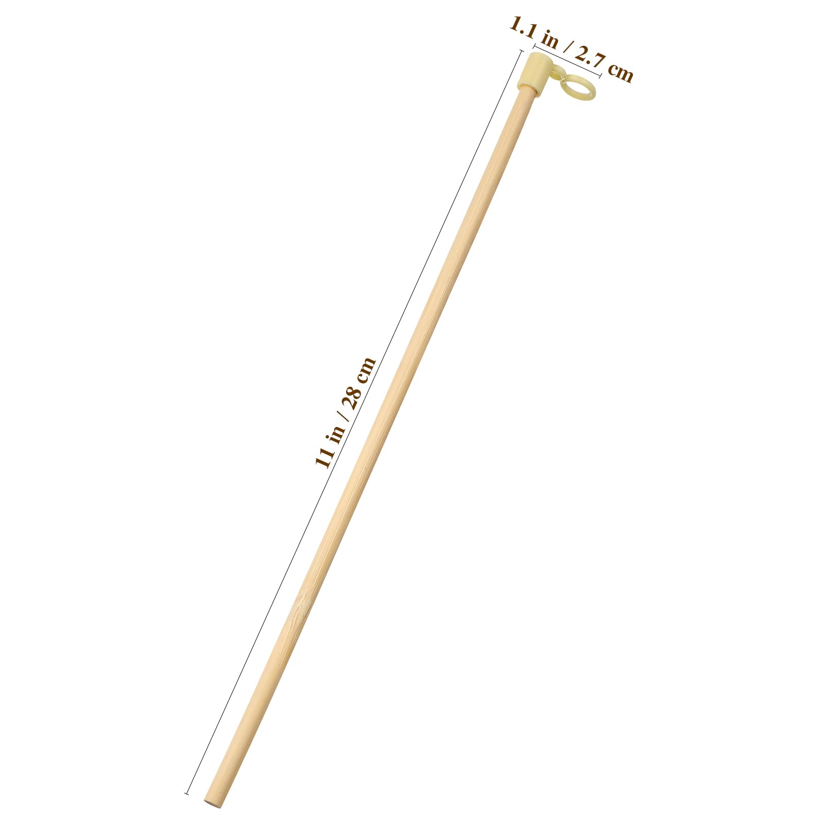 100Pcs Lantern Sticks,11 Inch DIY Lantern Pole Toy Wooden Lanterns Handle for Kids Birthday Wedding Halloween Party Accessories