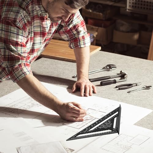 Équerre de menuisier pour aménagement intérieur et règle triangulaire - 4
