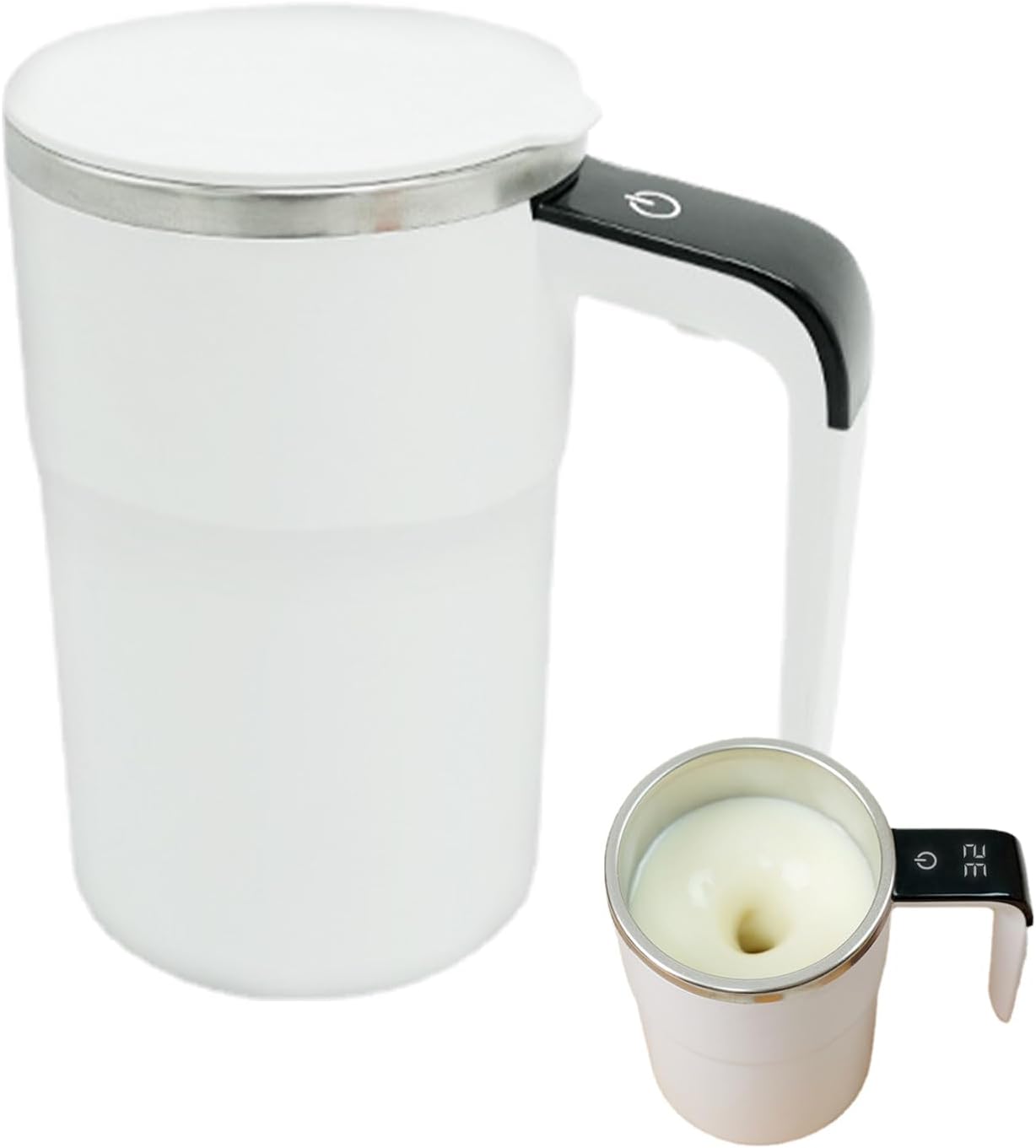 Electric Coffee Mug, Stainless Steel Electric Self Mixing