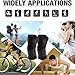 Tassteen 2 PCS Sports Unisex Knee Pads, Meniscus Protectors, Knee Compression Sleeve,Knee Wrap,Sports Fitness Parts,XXL