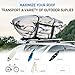 TOOENJOY Heavy-Duty Kayak Lift Assist Roof Rack, 100 LBS Capacity Kayak Canoe Rooftop Loader, Elevating Assist System for Easy Loading, Black