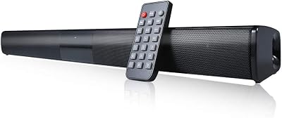 Docooler Barra de Sonido para televisores,Luxus inalámbrico BT 4.0 Altavoz SoundBar TV de Cine en casa 3D de Bass televisor de subwoofer con RCA Line – Mando a Distancia