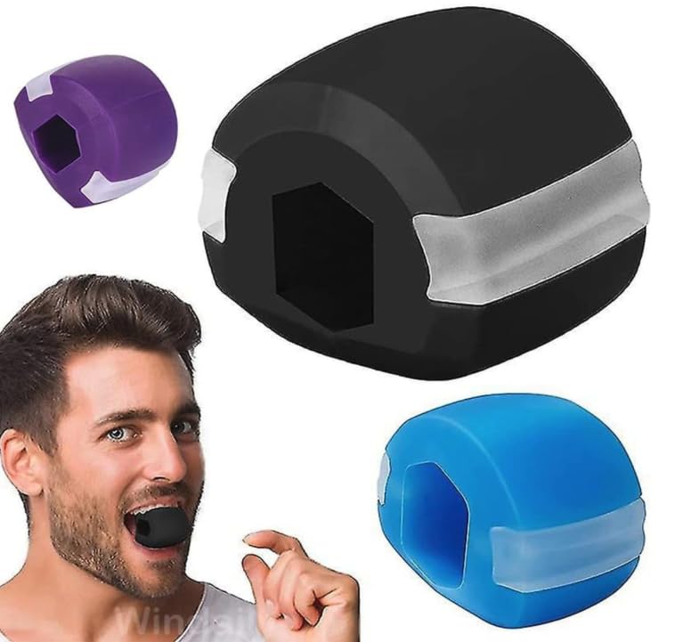 Ejercitdor facial, Mewing, Jawline, Mandíbula. Trabaja tu mandibula y trnasformala en 90 día de uso. 3 variantes de dureza. Muy cómodo y fácil de usar. Reduce la papada.
