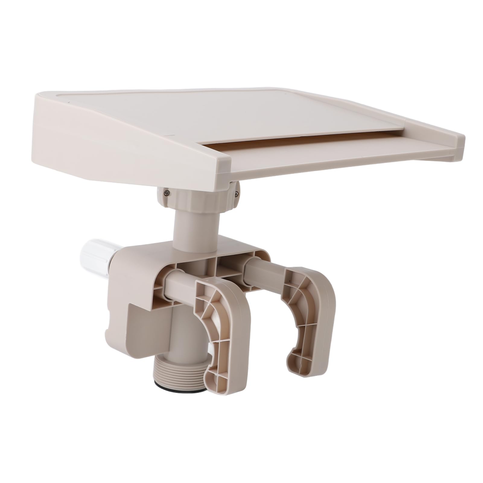 Ejoyous Cascata per Piscina, Accessorio per Piscina Fuori Terra con Luci a LED, Design Staccabile per il Relax e il Raffreddamento, Fontana per per L'arredamento Esterno