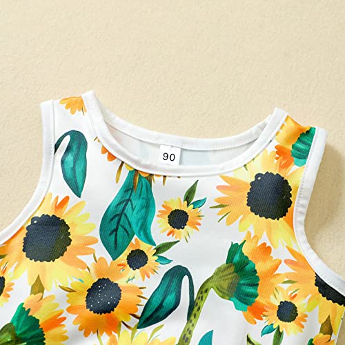 hahuha Conjunto de 2 peças para crianças de 2 a 7 anos, ❄Amarelo, 2-3 Anos