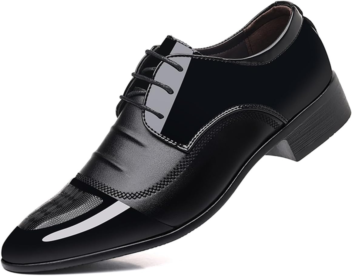 Men's Tuxedo Oxfords - Cap Toe Patent Leather