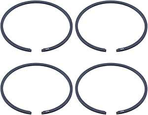 HOHMI 2 Pièces/lot 34mm * 1.2mm Coupe-Herbe Ensemble De Segments De Piston Adapté For Moteur