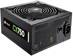 Corsair CP-9020015-UK Builder Series CX750 ATX/EPS 80 PLUS Bronze Power Supply Unit, 750 W