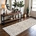2x6 Hallway Washable Runner Rug : Vintage Soft Kitchen Laundry Runner with Non Slip Backing Farmhouse Entryway Living Room Floor Mat Stain Resistant Carpet for Bedroom Bathroom Distressed Beside Rug