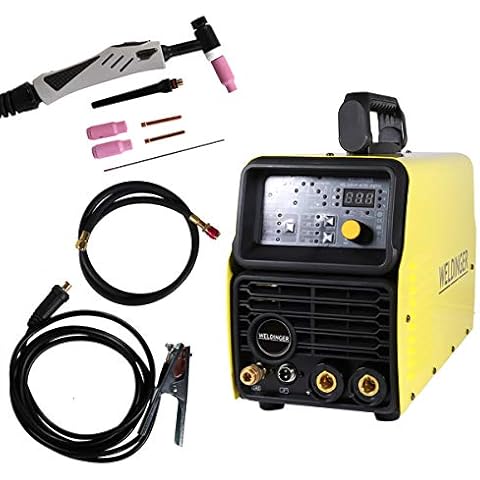 WELDINGER WIG-Schweißgerät WE 2003P ACDC - Inverter HF-Zündung zum Schweißen von Aluminium 2T/4T Puls auch MMA 5 Jahre Garantie Cover