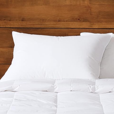 Cuddledown Dreamstead Down Alternative Pillow 100 Cotton Sateen Weave Premium European Fill Hypoallergenic Handcrafted Oeko-TEX Standard 100 20