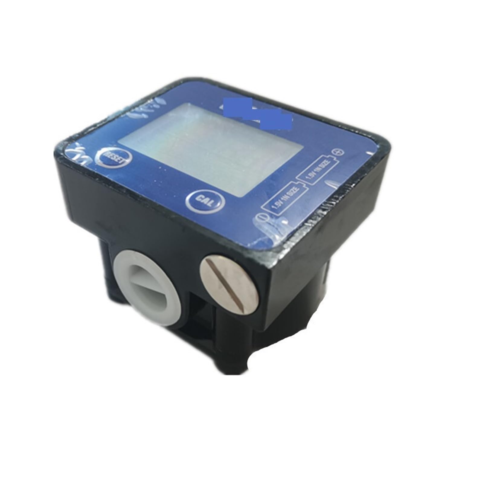 Caudalimetro Agua, Medición de pantalla digital electrónica de alta precisión, medidor de flujo de engranaje elíptico de medidor de aceite, medidor de aceite azul de calibre hidráulico de aceite 1/2,