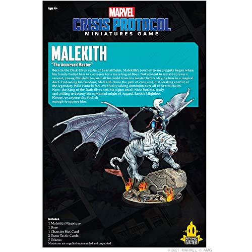 ATOMIC MASS GAMES Marvel: Crisis Protocol Malekith Character Pack Superhero Board Game Age 14+ 2 Players 90 Minutes Play Made - Image 2