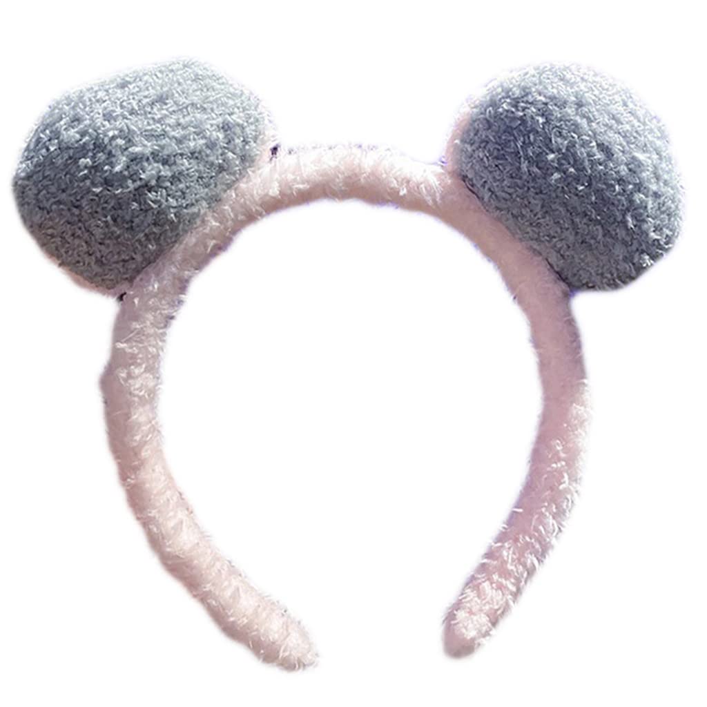 Fentency Simple Hair Accessories Women Students Washing Face Hairband Plush Stuffed Shape Headbands Colorful Hair Hoop