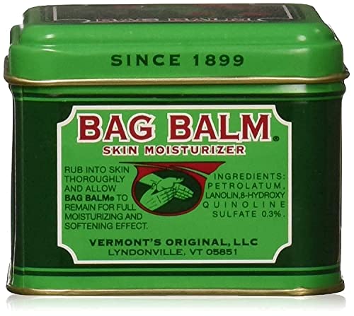 Image of Bag Balm Skin Moisturizer with Lanolin for Chapped Lips, Dry Skin and More | 4oz Tin
