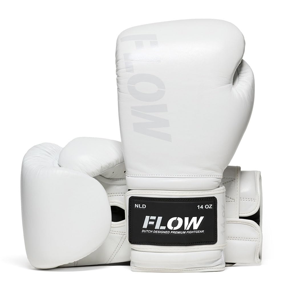 Flow Challenge Guantoni da boxe in vera pelle, sparring e allenamento, muay thai, kickboxing, MMA, arti marziali, uomo e donna