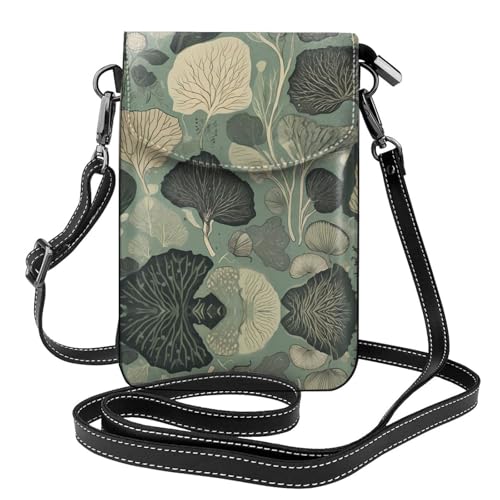 Petit sac à bandoulière en cuir pour téléphone portable et rangement cartes