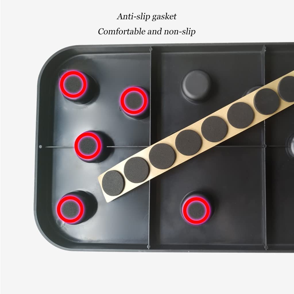Tavola per Flessioni Allenamento per Flessioni Attrezzatura per l'allenamento Multifunzione Tavola per Il Fitness per la casa Tavola per l'allenamento dei Muscoli Addominali (Color : Black, Size : 6