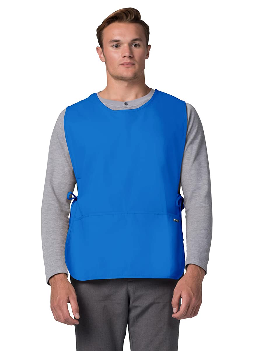 Adar uniwersalny fartuch dwupak - fartuch unisex, Regal Blue, XL