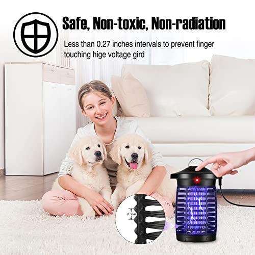 Smart Bug Zapper Indoor Outdoor Flying Insect Trap, Electric Zappers Can Be App Remote And Voice Control, Compatible With Alexa And Google Home #TOP3