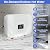 Kweetle Tankless Water Heater Electric, 6000W 110V Instant Hot Water Heater with Digital Display Self-modulating, Overheating Protection for Demand