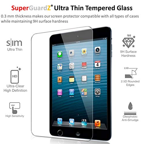 For Ipad 10.2 (9Th Gen, 2021) / Ipad 10.2 (8Th Gen, 2020) / Ipad 10.2 (7Th Gen, 2019) Screen Protector Tempered Glass Anti Blue Light [Eye Protection], Superguardz, Anti-Scratch, Hd Clear #TOP2